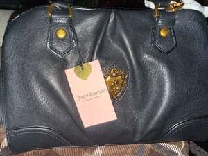 Juicy Couture Romance Satchel in Liquorice Black